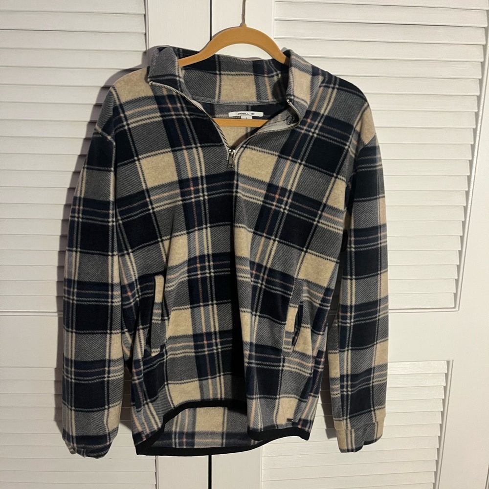 O’Neill quarter zip flannel